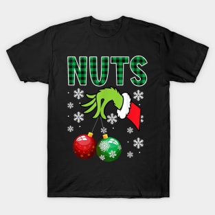 Chest Nuts Christmas Funny Matching Couple Chestnuts T-Shirt